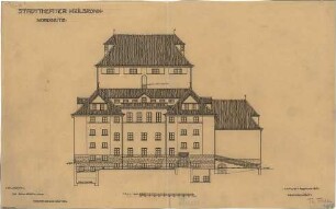 Fischer, Theodor; Heilbronn; Stadt-Theater - Nordseite (Ansicht)