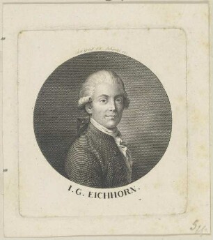 Bildnis des I. G. Eichhorn