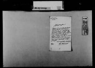 Schreiben von Otto Devrient, Mannheim, an August Lamey: Zurücksendung eines Bildes.