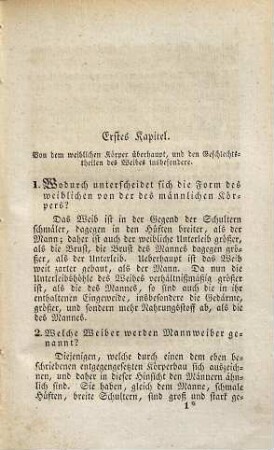 Katechismus für Hebammen : oder faßliche Anweisung zur Erlernung und Ausübung der Hebammenkunst