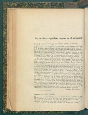 Los escritores argentinos juzgados en el extranjero