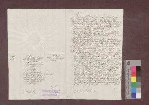 Gillmann Weiß zu Marzell verkauft der badischen Landesherrschaft ein Stück Wald um 36 Gulden.