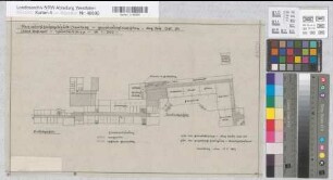 Arnsberg, Bezirksregierung, Hauptgebäude Seibertzstr. 1, Grundrissskizze Kellergeschoss