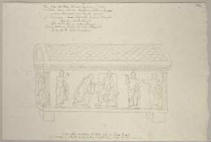 Sarkophag des Pietro degli Onesti in der Basilica di Santa Maria in Porto in Ravenna