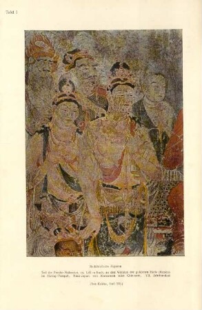 Tafel I. [Wandmalerei im Horiujitempel, Nara (Titelbild)]