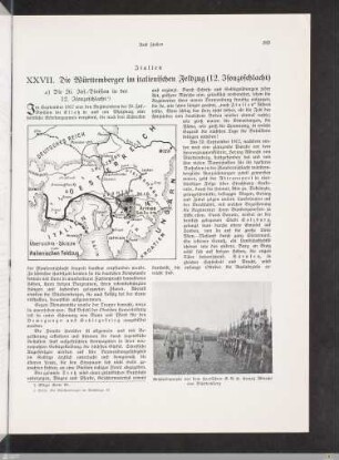 XXVII. Die Württemberger im italienischen Feldzug (12. Isonzoschlacht)