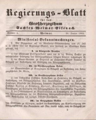 Nr. 2 : 30. Januar 1862