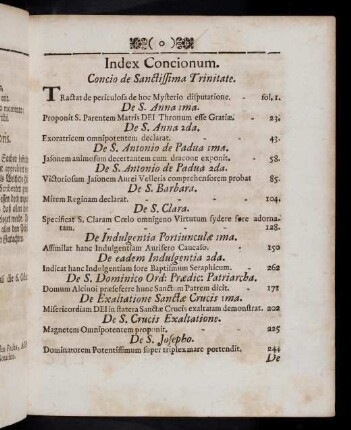 Index Concionum