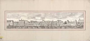 Ansicht des Festumzugs in Wittenberg, Kupferstich, 1756 : Wagner, Polykarp Samuel : [Festzug in der Stadt Wittenberg] / P. S. Wagner delin. Wittenbergae. J. D. Schleuen sculp. Berolini. - Wittenberg , [1756]. - 1 Ansicht auf 1 Kunstbl. : Kupferst. ; 105 x 22 cm