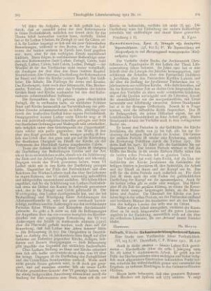 304 [Rezension] Papadopoulos, Chrysostomos A., Historia tes ekklesias Hierosolymon