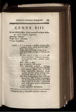 GENUS XIII