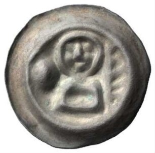 Fundmünze, Hohlpfennig, 15. Jh.?