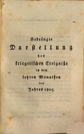 Klio und Euterpe : ein Taschenbuch auf das Jahr .... 1807