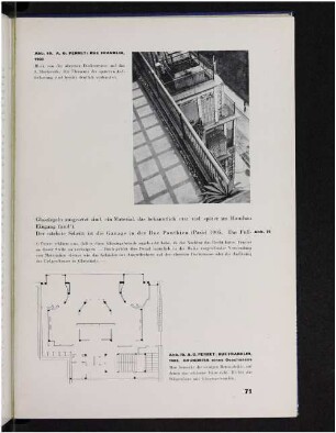 Abb. 69. Rue Franklin, 1903. Abb. 70. Grundriss eines Geschosses