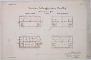 Wohnhaus für vier Aufseher, Königliches Zellengefängnis zu Düsseldorf.