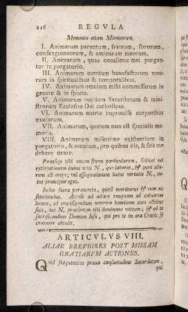 116-136, Articulus VIII.-XVI.