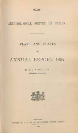 1897: Annual report / Plans and plates
