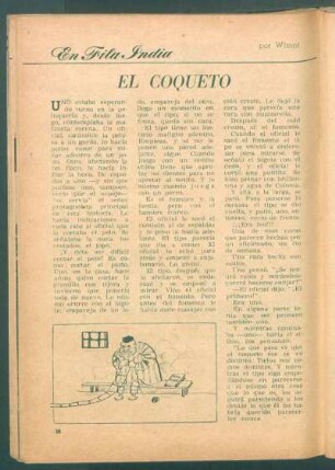 El coqueto : En fila india