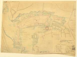 Plan der Stadt Peronne