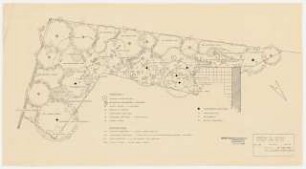 Garten Dr. Lemcke, Helmstedt: Pflanzplan 1:50
