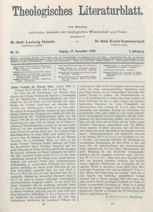369-370 [Rezension] Festgabe für Theodor Zahn