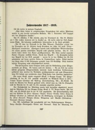 Jahreswende 1917/18