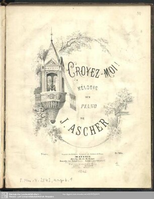 Croyez-Moi! : mélodie pour piano