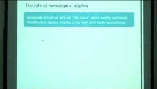 Algebraic quantum field theory meets homotopical algebra