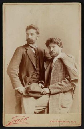 [Bildnis Ferruccio Busoni und Ottokar Nováček]