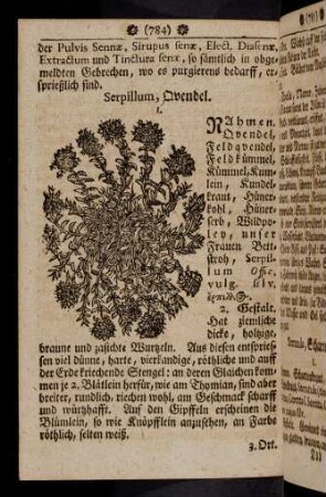 784-795, Serpillum - Sinapi