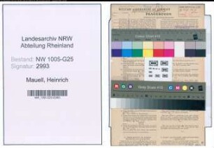 Entnazifizierung Heinrich Mauell , geb. 10.10.1907 (Haendler)