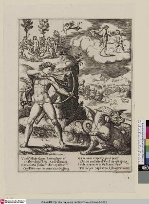 [Apollon tuant le serpent; Apollo Killing the Phyton; Apoll tötet die Hydra]