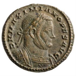 Münze, Follis, Sommer 307 n. Chr.