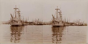 Im hohen Norden - Segelschiff vor Anker