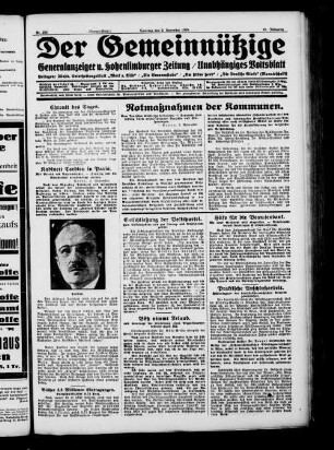 Der Gemeinnützige. 1869-1943