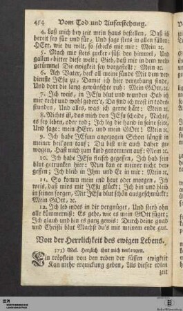 Von der Herrlichkeit des ewigen Lebens.
