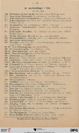 Freitag, nachmittags 4 Uhr (Nr. 874-1096)