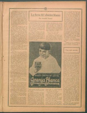 La dama del abanico blanco