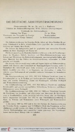 Die Deutsche Arbeiterversicherung