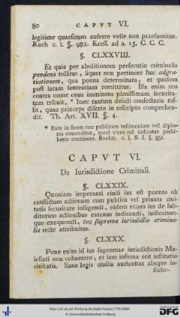 Capvt VI.