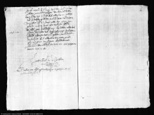 Joachim Ernst an Fürst Bernhard, seinen Bruder