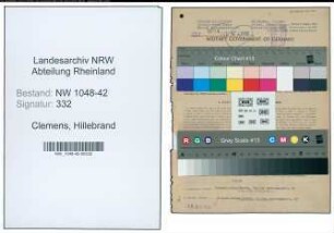 Entnazifizierung Hillebrand Clemens , geb. 17.09.1895 (Kaufmann)