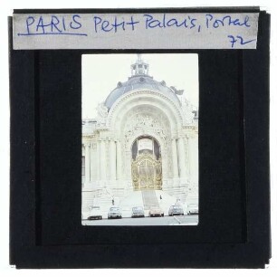 Paris, Petit Palais : Portal