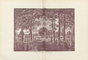 Die Zelten im Tiergarten um 1760