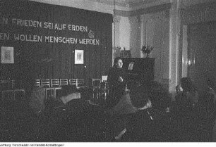 Kindergarten der Landespolizei, Weihnachtsfeier, Dezember 1950