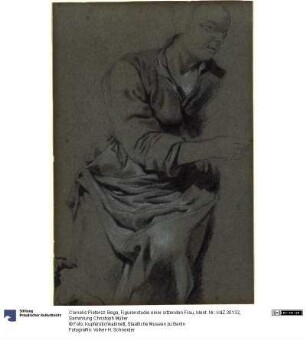 Figurenstudie einer sitzenden Frau