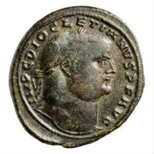 Münze, Follis, 304 - 305 n. Chr.