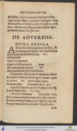 De Adverbiis