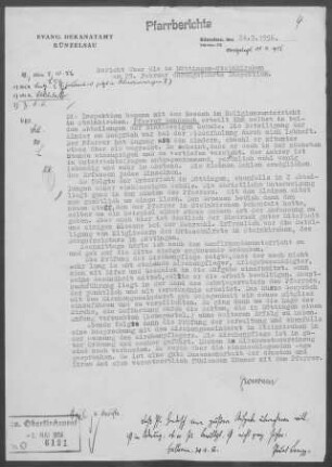 Döttingen-Steinkirchen: Inspektionsbericht 1956
