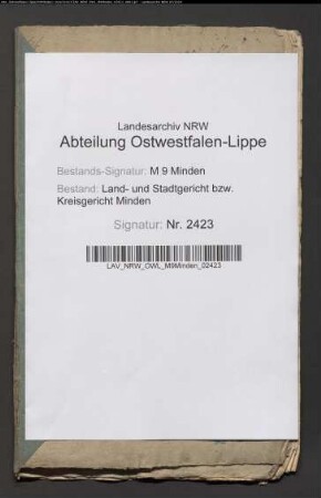 Sonstige: Winkelmann, Carl: